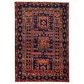Ecarpetgallery Hand Knotted Konya Anatolian Dark Navy Wool Rug 42 X 65