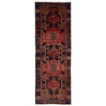 Ecarpetgallery Hand Knotted Konya Anatolian Dark Navy Red Wool Rug 33 X 100