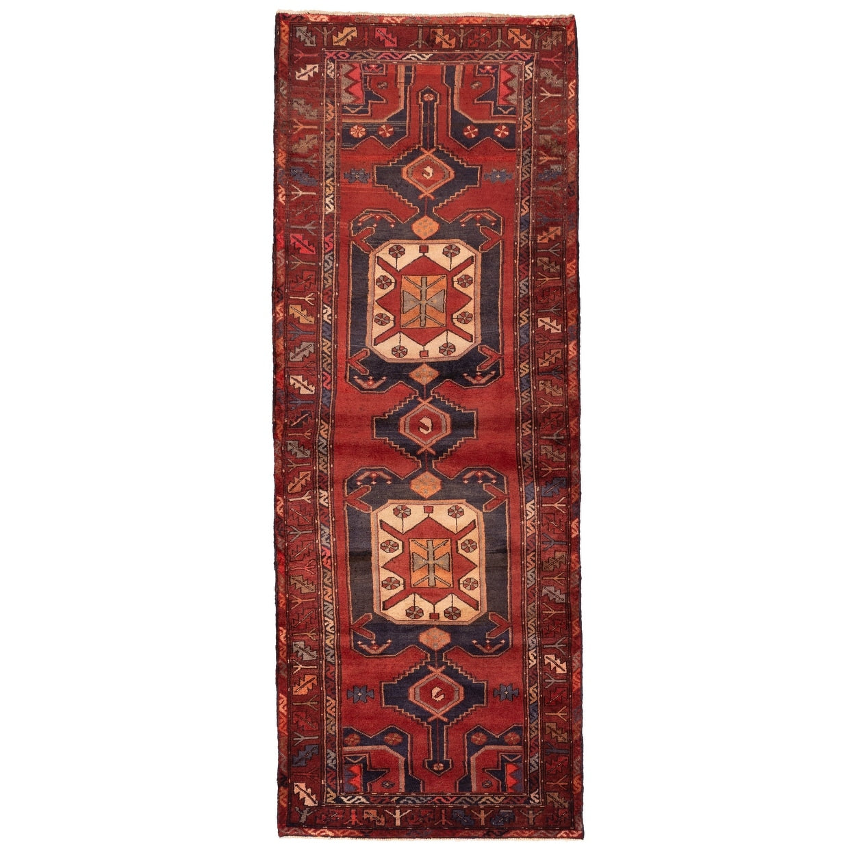 Ecarpetgallery Hand Knotted Konya Anatolian Dark Red Wool Rug 36 X 98