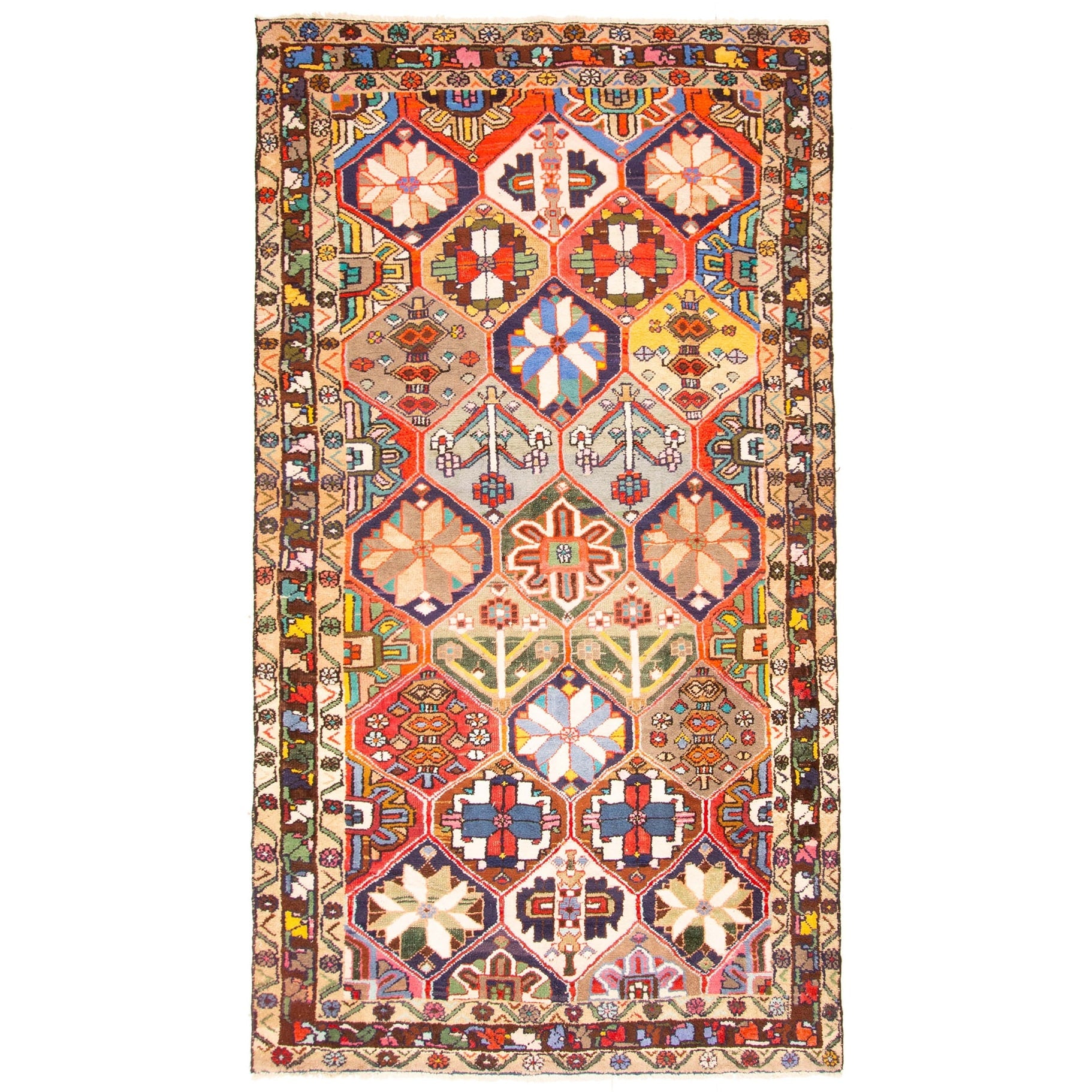 Ecarpetgallery Hand Knotted Konya Anatolian Multi Color Wool Rug 57 X 105