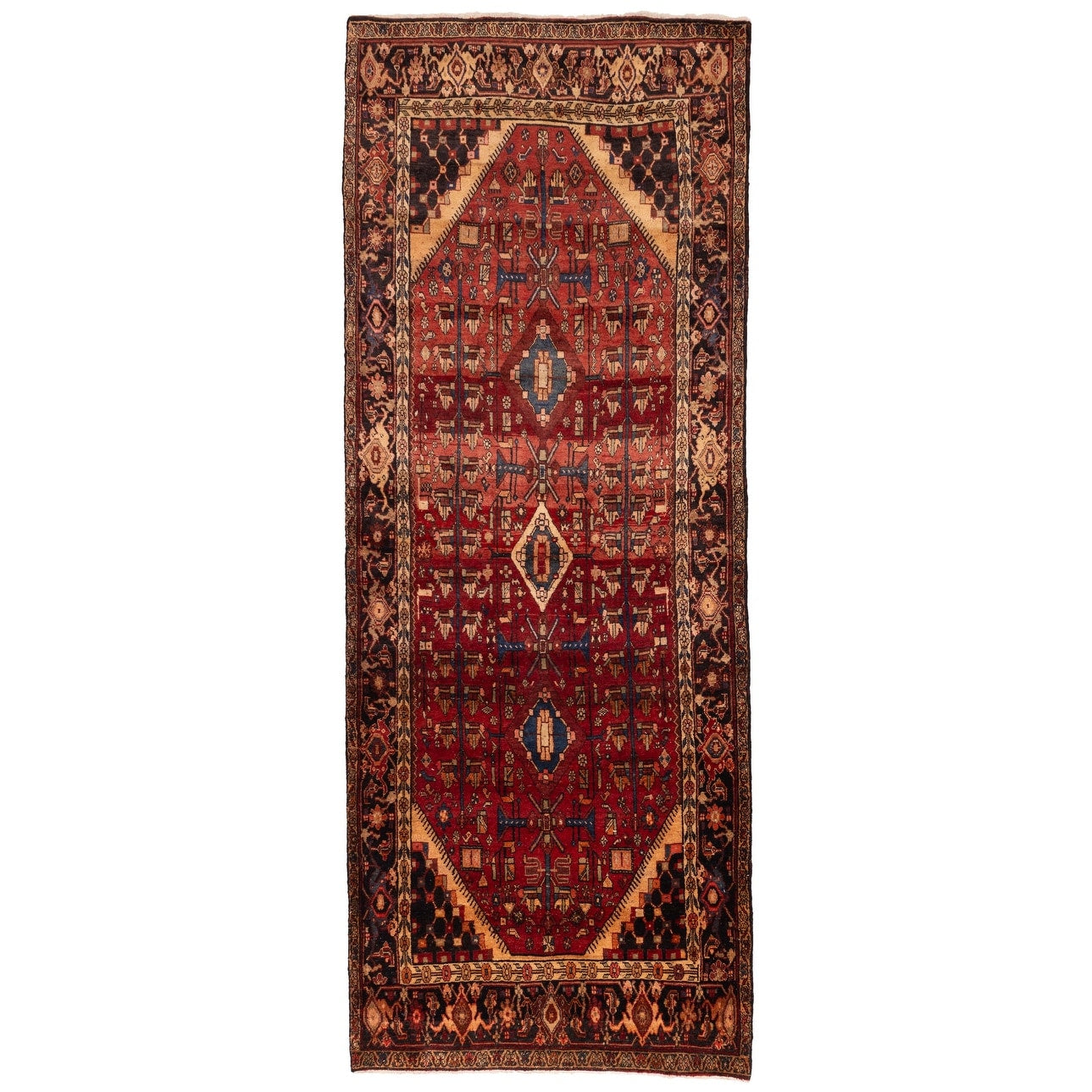 Ecarpetgallery Hand Knotted Konya Anatolian Red Wool Rug 44 X 115