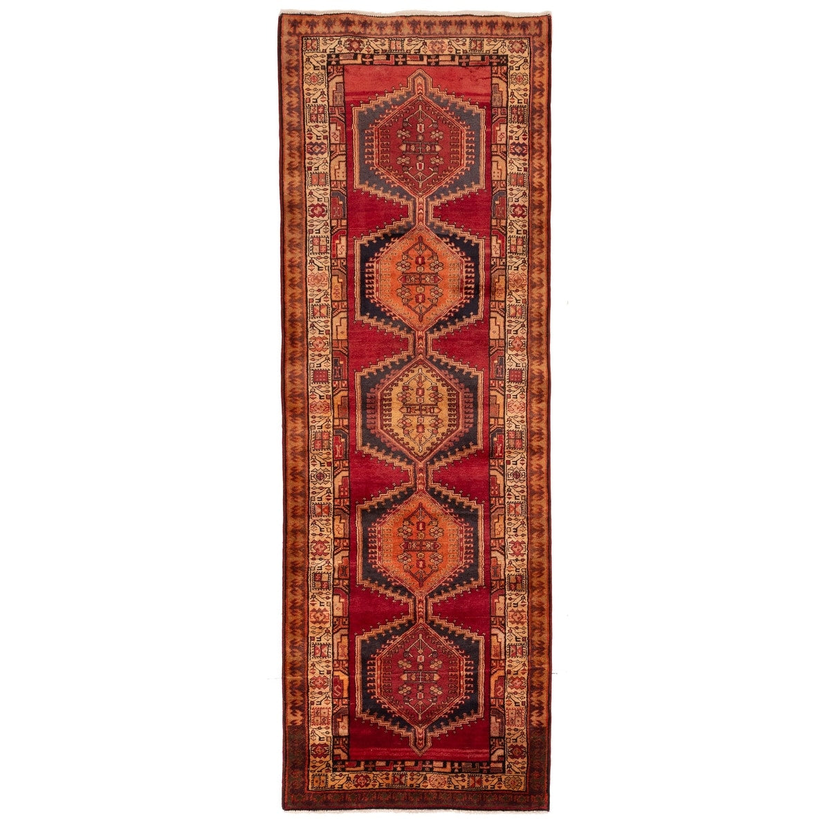 Ecarpetgallery Hand Knotted Konya Anatolian Red Wool Rug 37 X 1010