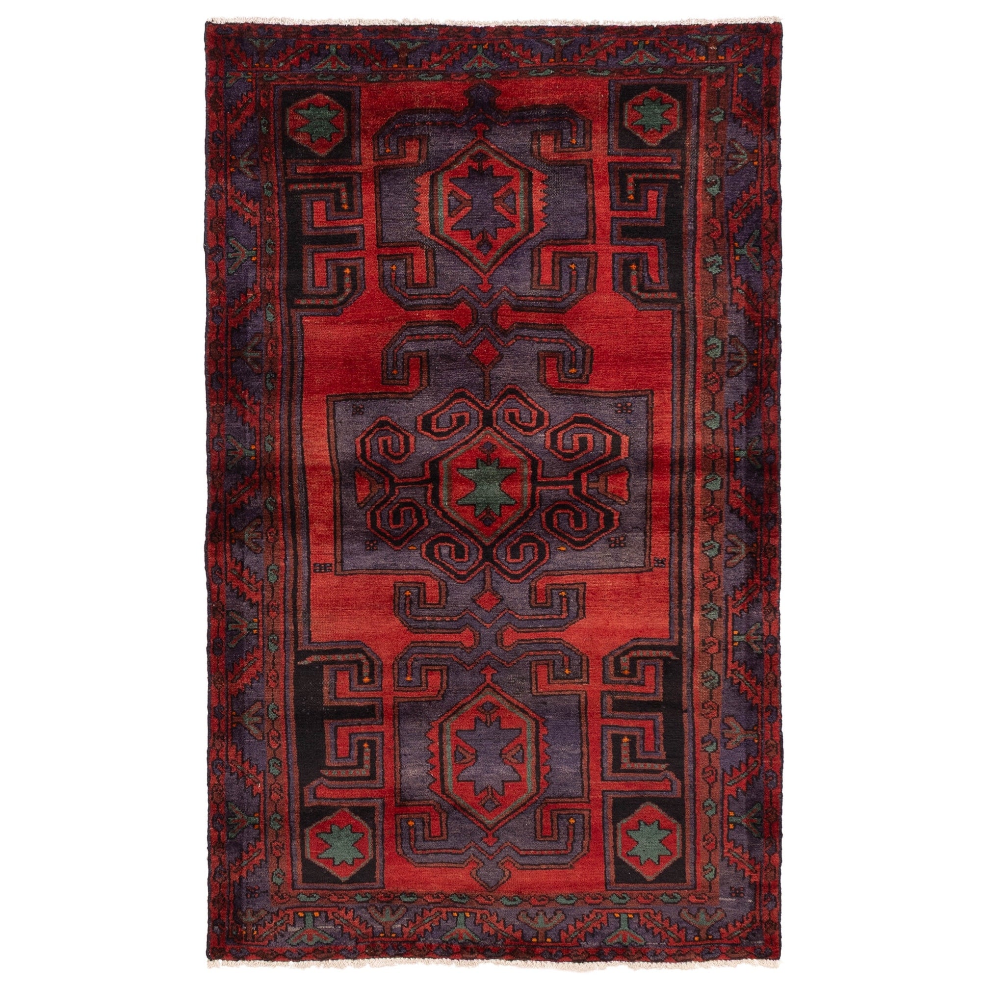 Ecarpetgallery Hand Knotted Konya Anatolian Red Wool Rug 42 X 69