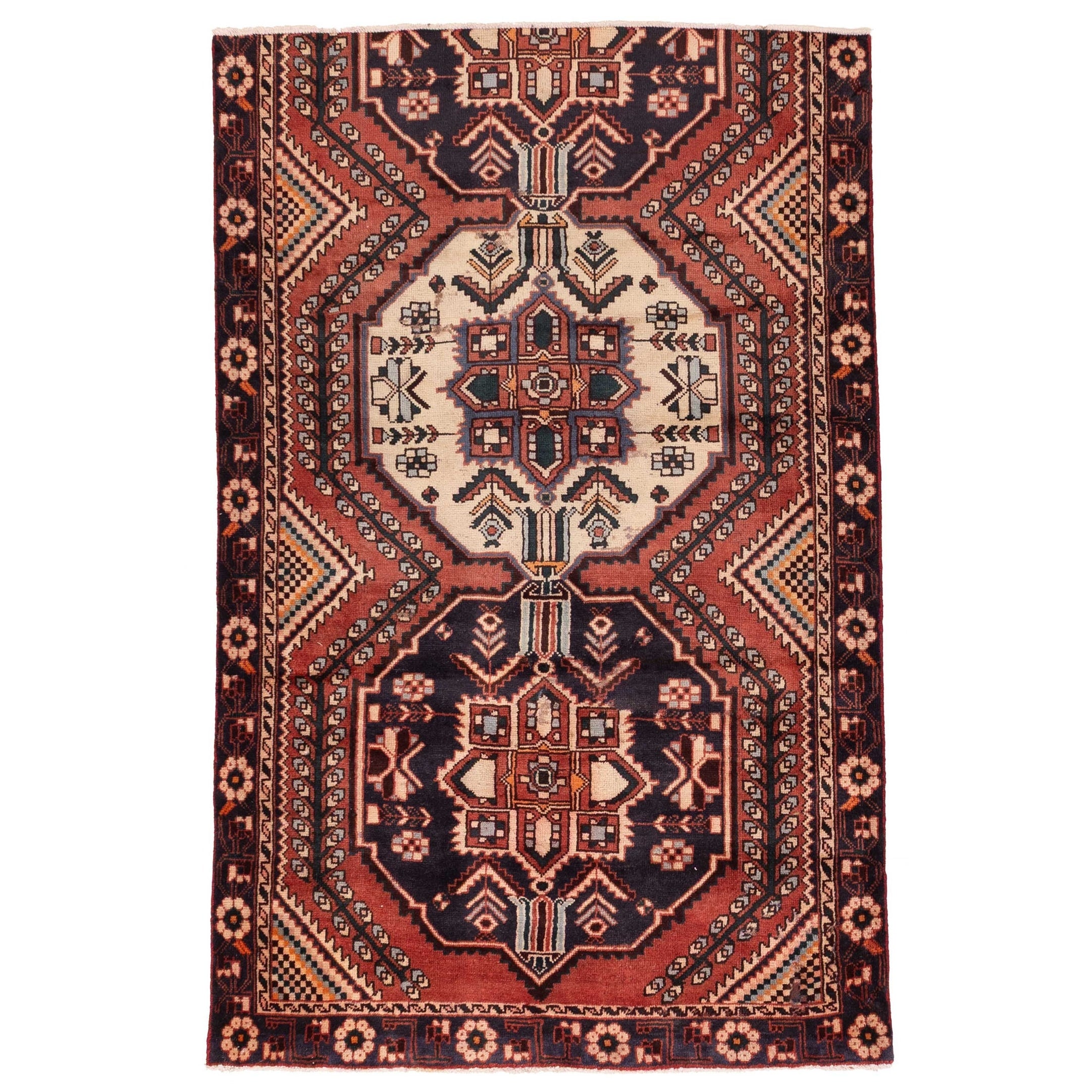 Ecarpetgallery Hand Knotted Konya Anatolian Red Wool Rug 49 X 74
