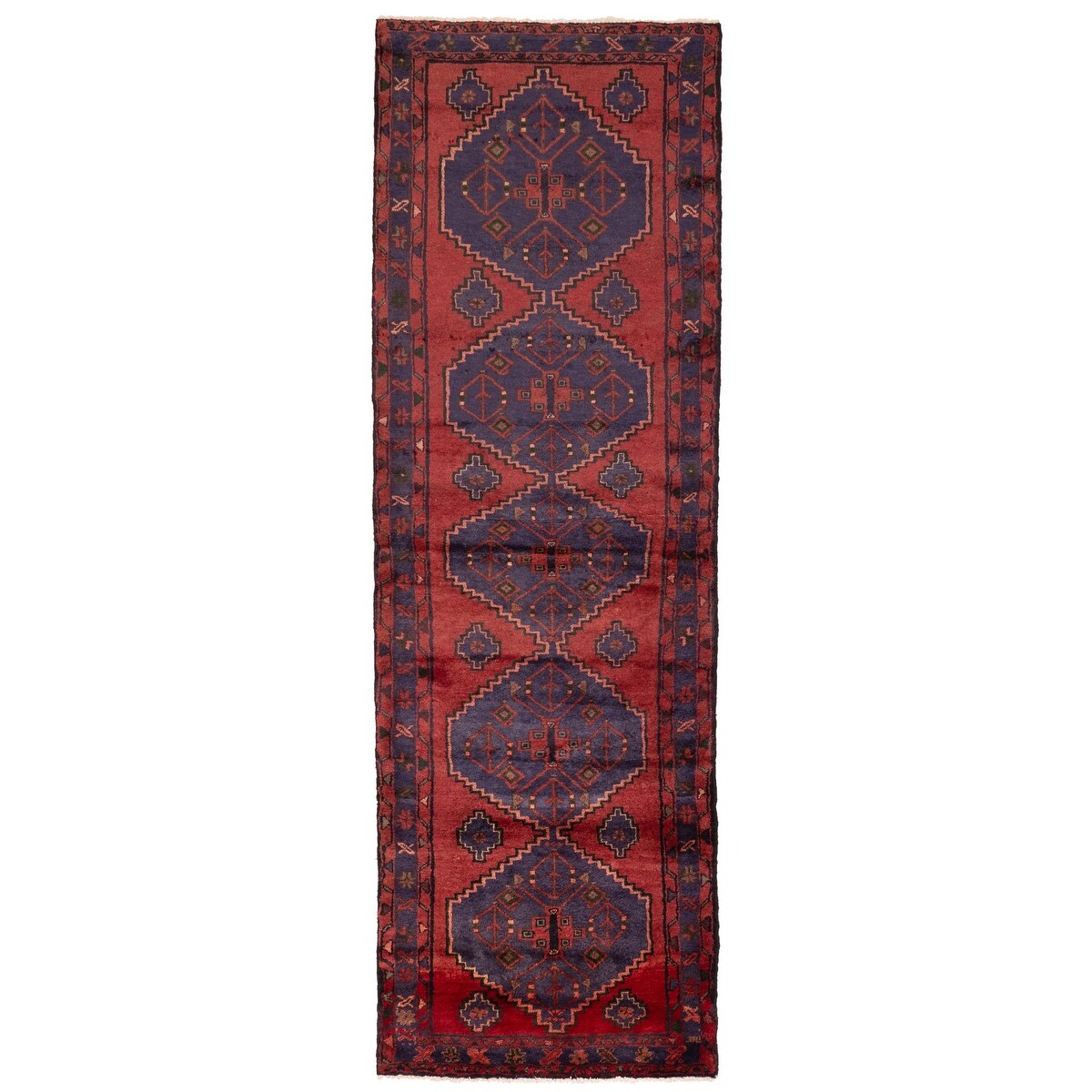 Ecarpetgallery Hand Knotted Konya Anatolian Red Wool Rug 33 X 104
