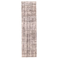 Ecarpetgallery Hand Knotted Legacy Beige Charcoal Silk Wool Rug 26 X 103