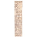 Ecarpetgallery Hand Knotted Legacy Beige Dark Grey Silk Wool Rug 27 X 123