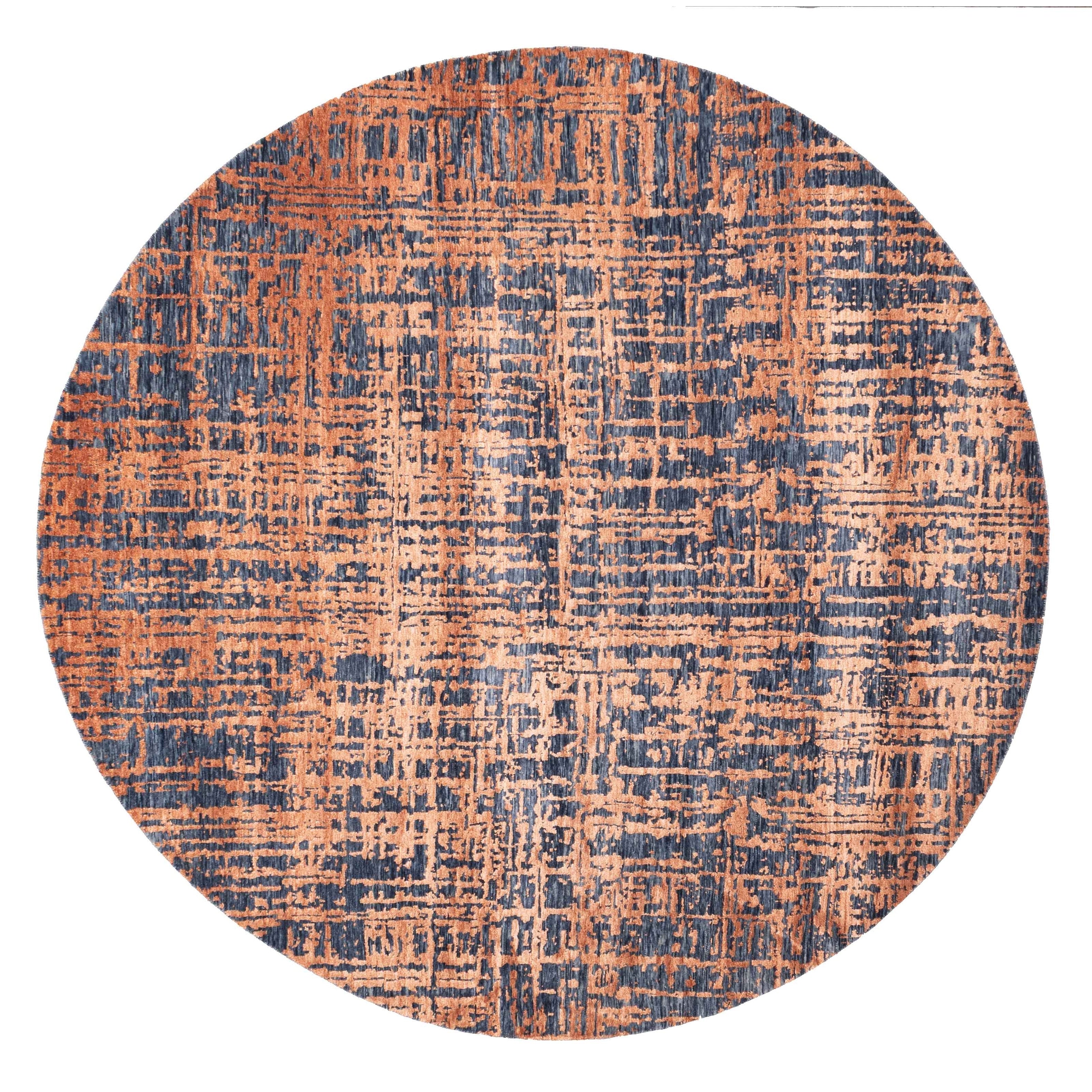 Ecarpetgallery Hand Knotted Legacy Copper Silk Wool Rug 710 X 711