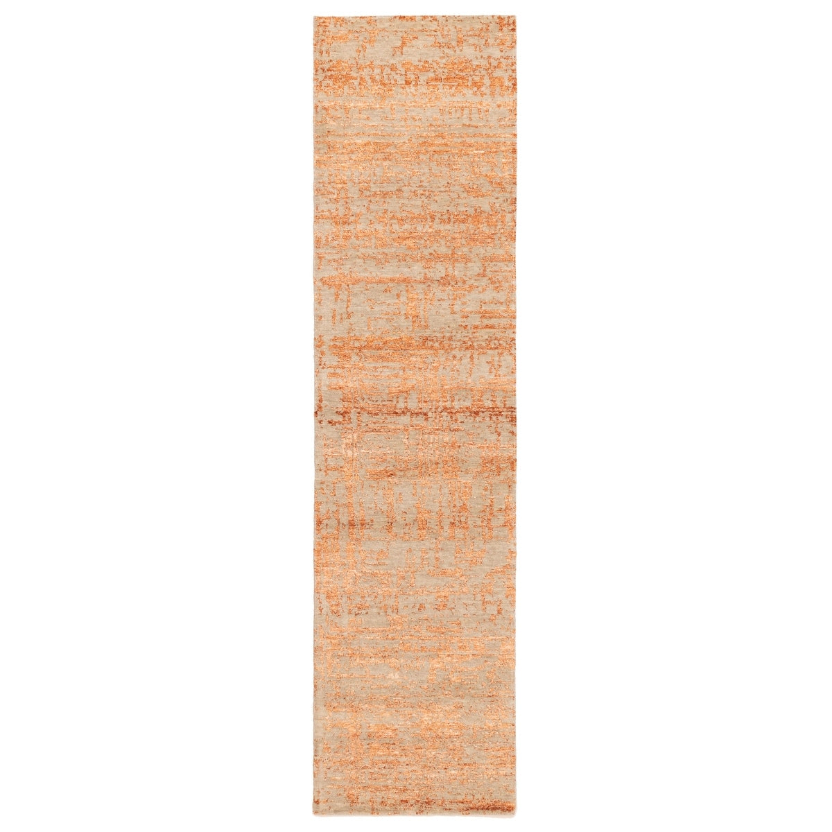 Ecarpetgallery Hand Knotted Legacy Copper Silk Wool Rug 25 X 100