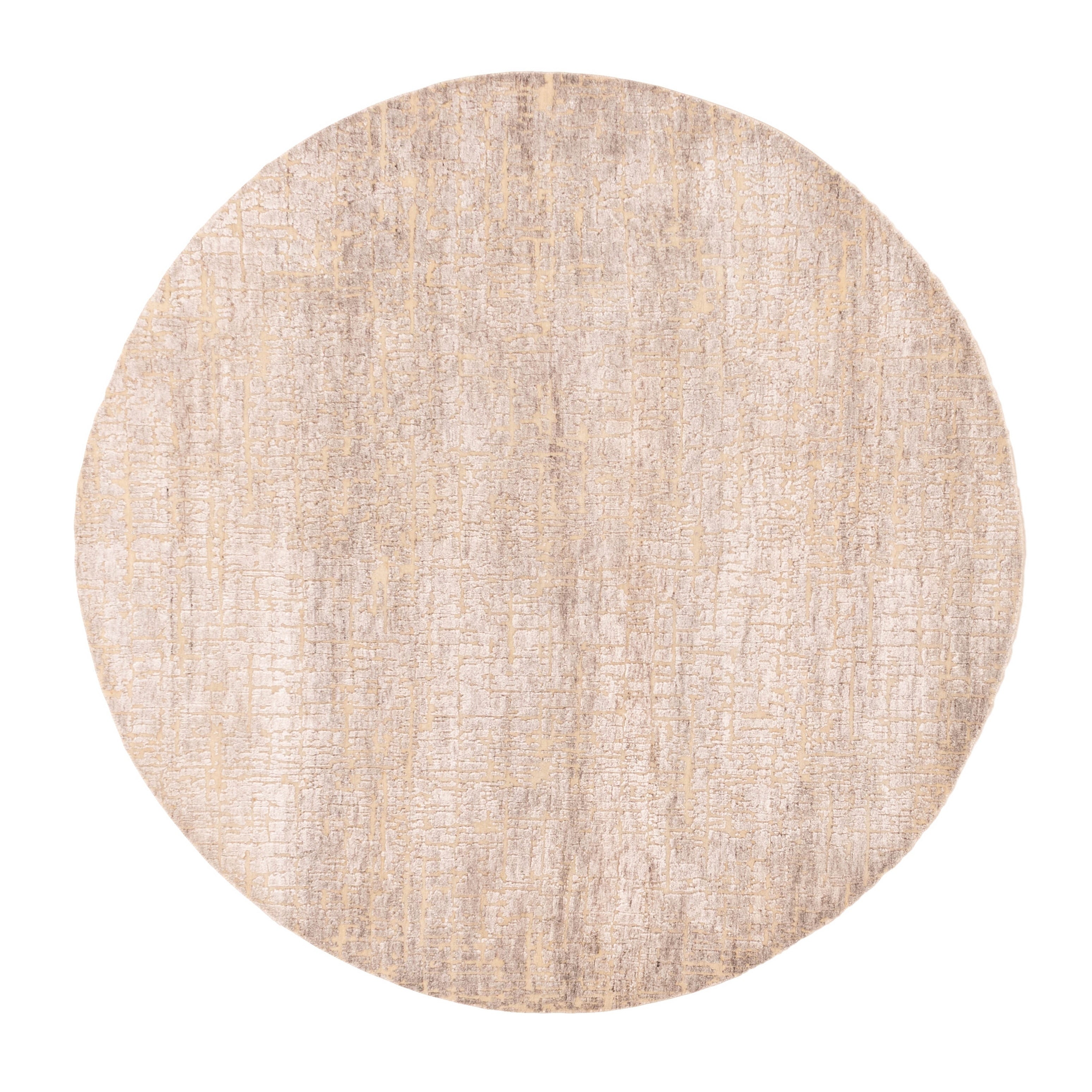 Ecarpetgallery Hand Knotted Legacy Grey Silk Wool Rug 510 X 510