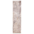 Ecarpetgallery Hand Knotted Legacy Grey Taupe Silk Wool Rug 26 X 101