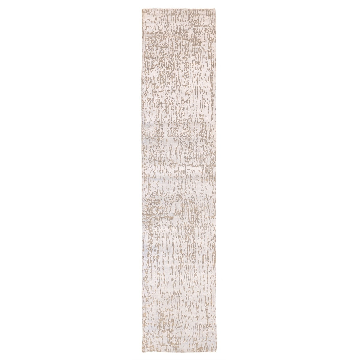 Ecarpetgallery Hand Knotted Legacy Light Blue Silk Wool Rug 26 X 1110