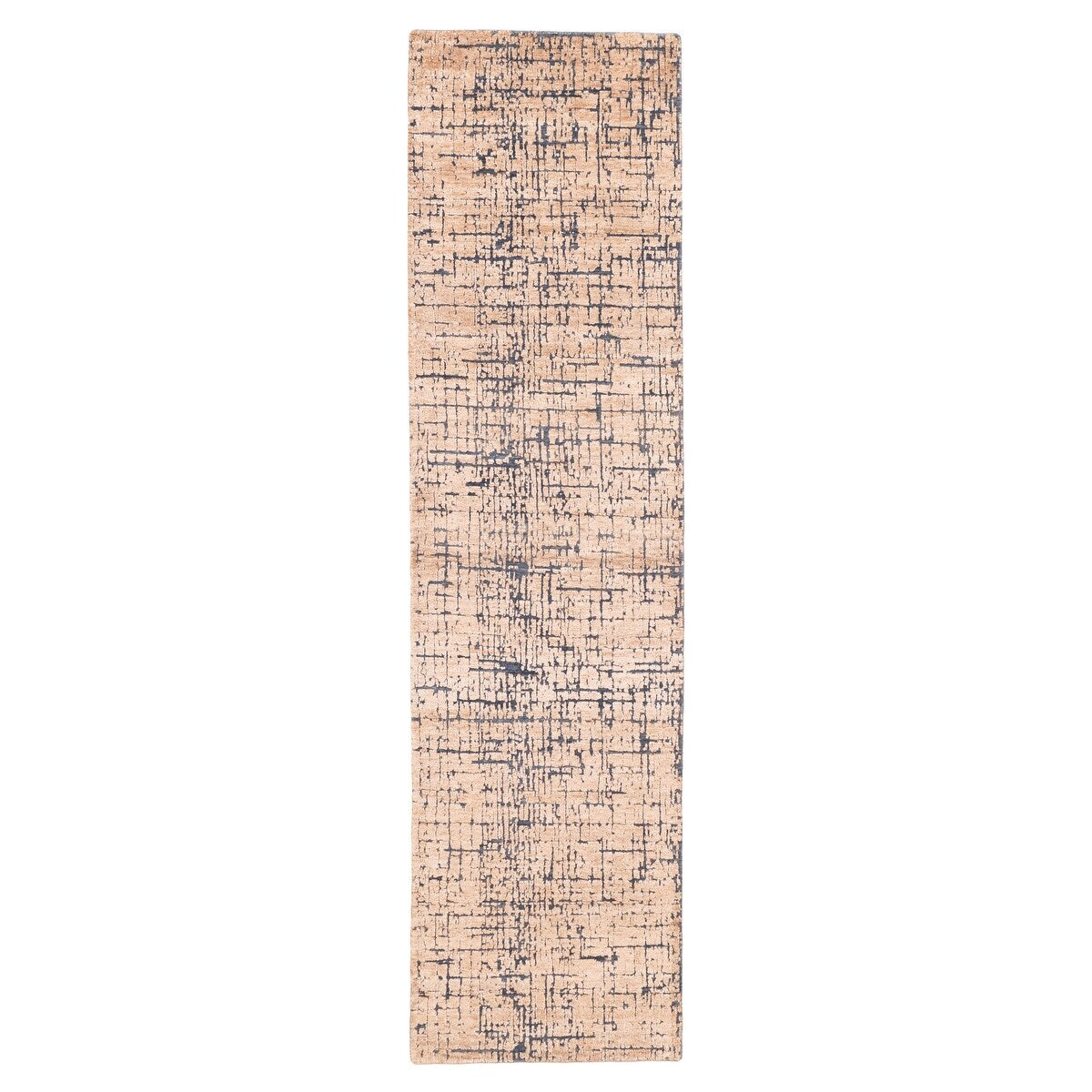 Ecarpetgallery Hand Knotted Legacy Light Copper Silk Wool Rug 25 X 99