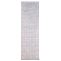 Ecarpetgallery Hand Knotted Legacy Light Denim Blue Silk Wool Rug 26 X 811