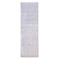 Ecarpetgallery Hand Knotted Legacy Light Denim Blue Silk Wool Rug 28 X 811
