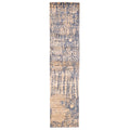 Ecarpetgallery Hand Knotted Legacy Navy Silk Wool Rug 27 X 117