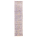 Ecarpetgallery Hand Knotted Legacy Slate Blue Silk Wool Rug 27 X 123