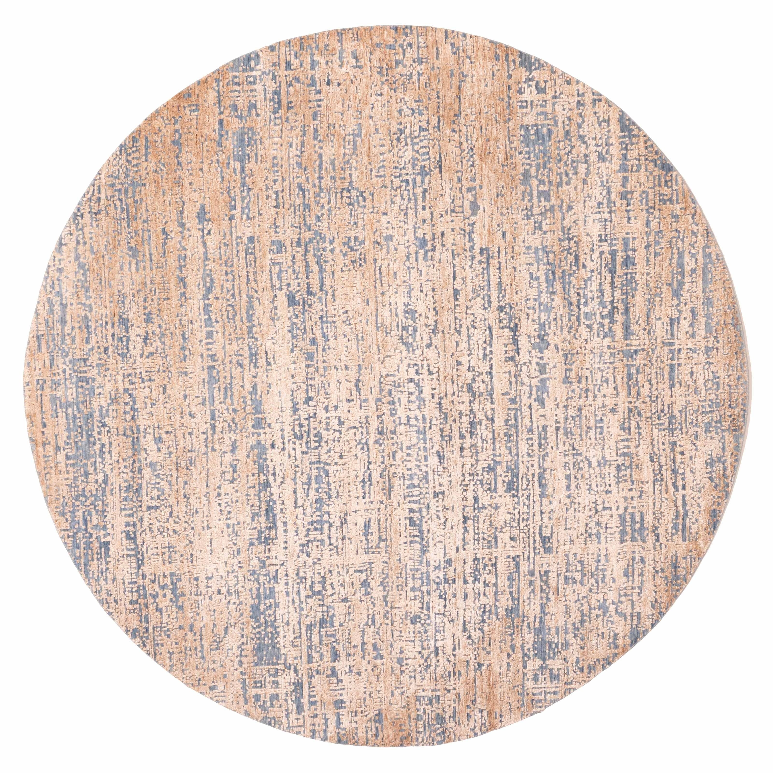 Ecarpetgallery Hand Knotted Legacy Tan Silk Wool Rug 711 X 711
