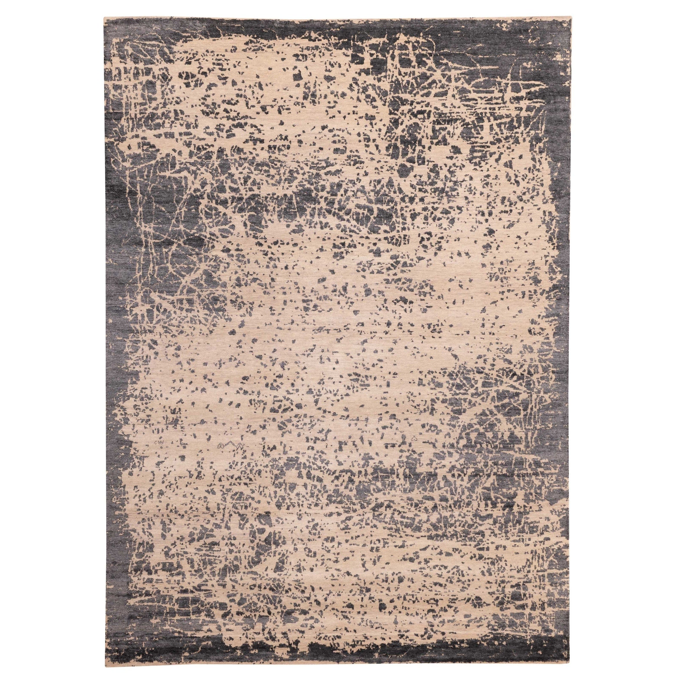 Ecarpetgallery Hand Knotted Legacy Tan Silk Wool Rug 810 X 122