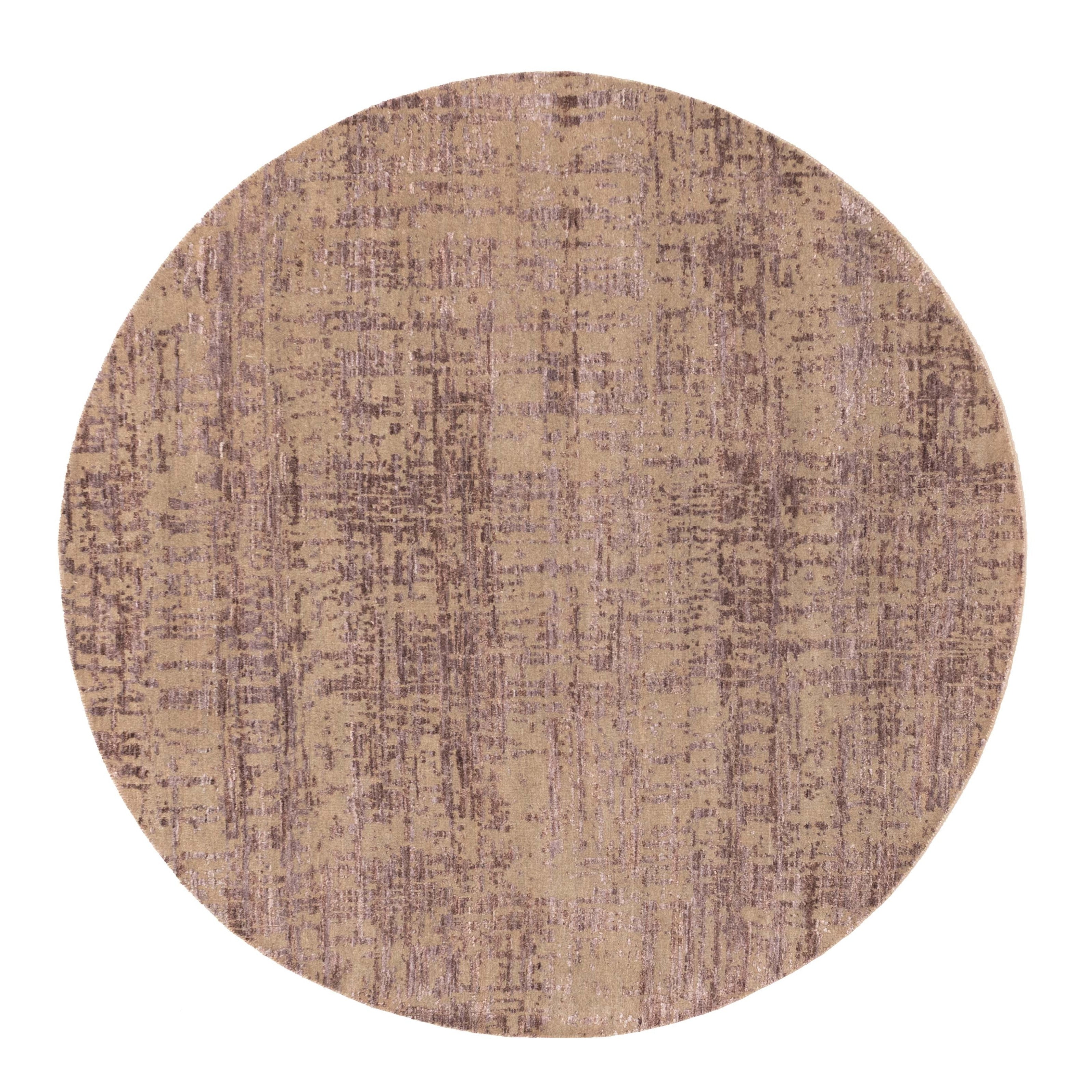 Ecarpetgallery Hand Knotted Legacy Taupe Silk Wool Rug 511 X 511