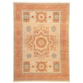 Ecarpetgallery Hand Knotted Mamluk Cream Wool Rug 98 X 136