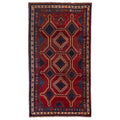 Ecarpetgallery Hand Knotted Melis Vintage Dark Red Wool Rug 411 X 92