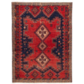Ecarpetgallery Hand Knotted Melis Vintage Red Wool Rug 411 X 69