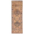 Ecarpetgallery Hand Knotted Melis Vintage Tan Wool Rug 41 X 124
