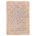 Ecarpetgallery Hand Knotted Mirzapur Grey Viscose Wool Rug 56 X 80