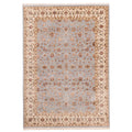Ecarpetgallery Hand Knotted Mirzapur Light Blue Viscose Wool Rug 57 X 710