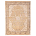 Ecarpetgallery Hand Knotted Mirzapur Light Brown Viscose Wool Rug 90 X 1111