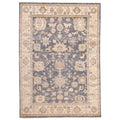 Ecarpetgallery Hand Knotted Modern Oushak Charcoal Wool Rug 91 X 123