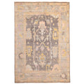 Ecarpetgallery Hand Knotted Modern Oushak Charcoal Wool Rug 99 X 1310