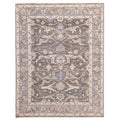 Ecarpetgallery Hand Knotted Modern Oushak Charcoal Wool Rug 710 X 101