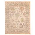 Ecarpetgallery Hand Knotted Modern Oushak Cream Wool Rug 710 X 911
