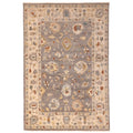 Ecarpetgallery Hand Knotted Modern Oushak Dark Grey Wool Rug 98 X 142
