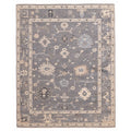 Ecarpetgallery Hand Knotted Modern Oushak Dark Grey Wool Rug 81 X 911