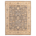Ecarpetgallery Hand Knotted Modern Oushak Dark Grey Wool Rug 80 X 103