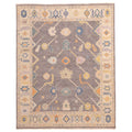 Ecarpetgallery Hand Knotted Modern Oushak Dark Grey Wool Rug 80 X 99