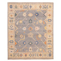 Ecarpetgallery Hand Knotted Modern Oushak Dark Grey Wool Rug 80 X 911
