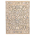 Ecarpetgallery Hand Knotted Modern Oushak Dark Olive Green Wool Rug 811 X 122
