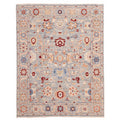 Ecarpetgallery Hand Knotted Modern Oushak Grey Wool Rug 80 X 103