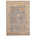 Ecarpetgallery Hand Knotted Modern Oushak Grey Wool Rug 98 X 139