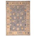 Ecarpetgallery Hand Knotted Modern Oushak Grey Wool Rug 911 X 1310