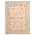 Ecarpetgallery Hand Knotted Modern Oushak Light Copper Wool Rug 811 X 1110