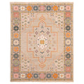 Ecarpetgallery Hand Knotted Modern Oushak Light Grey Wool Rug 711 X 910