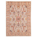 Ecarpetgallery Hand Knotted Modern Oushak Light Grey Wool Rug 85 X 118