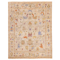 Ecarpetgallery Hand Knotted Modern Oushak Light Khaki Wool Rug 710 X 100