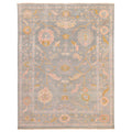 Ecarpetgallery Hand Knotted Modern Oushak Sage Wool Rug 710 X 100