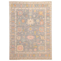 Ecarpetgallery Hand Knotted Modern Oushak Teal Wool Rug 811 X 1110
